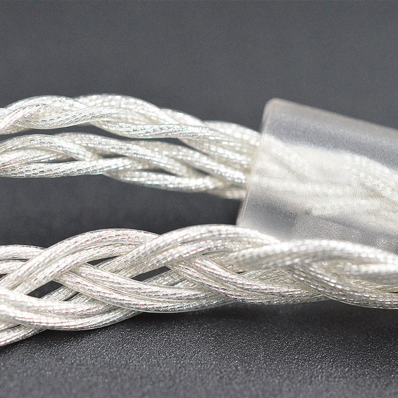Luxusní vylepšující kabel pro kabelová sluchátka KZ bez mikrofonu